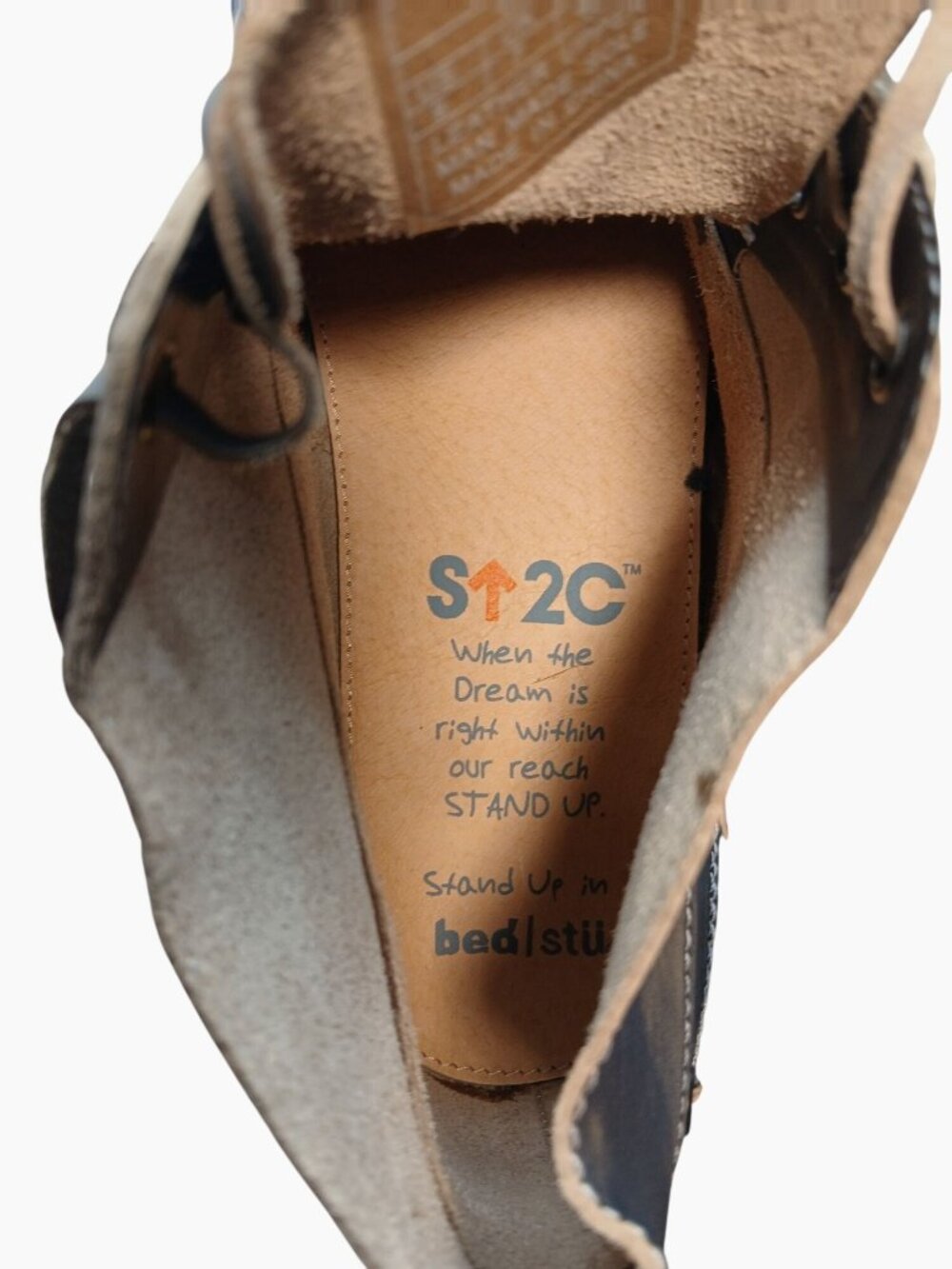 Bed Stu Womens Stand Up Distressed Leather Chukka Boots Size 9 Brown Moccasin St - Picture 14 of 14